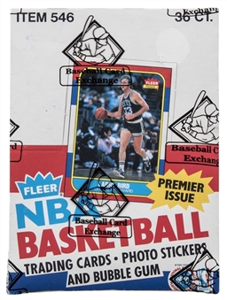 1986/87 Fleer Basketball Unopened Wax Box (36 Packs) – BBCE Certified